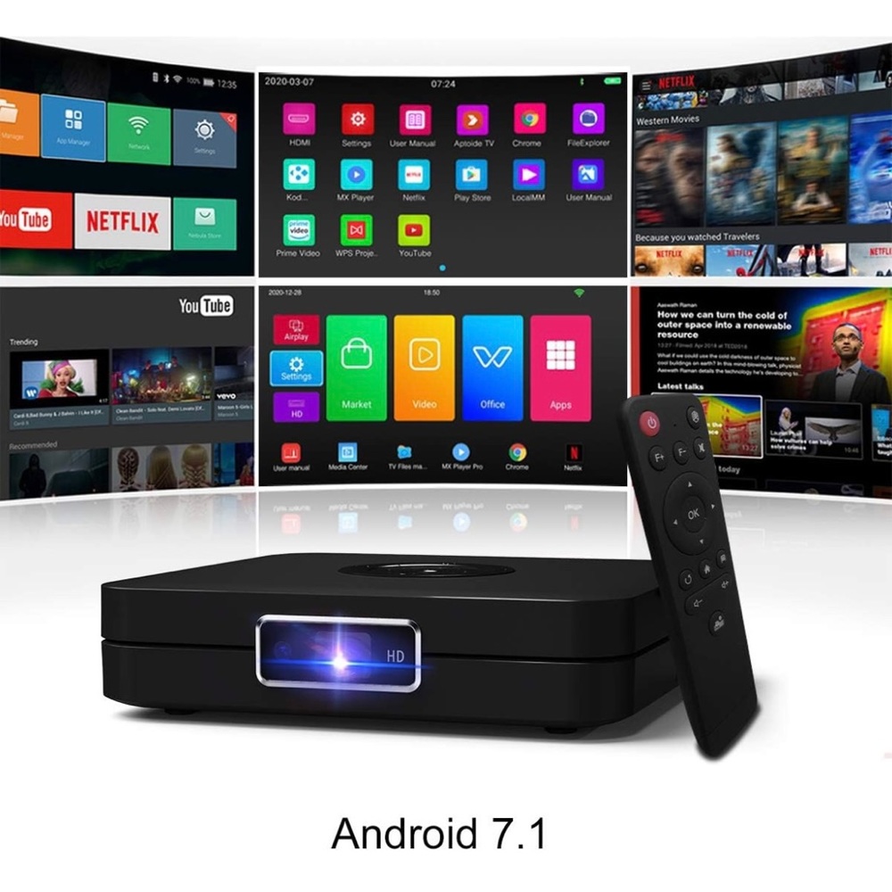 Portable multimedia DLP projector